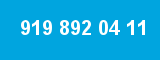 919 892 04 11 919 892 04 11